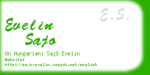 evelin sajo business card